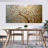 Quadro Pintura Tela Arvores e Flores Modernas Em Altos Relevos Cod 2181 - 70cm (A) x 140cm (L) - 4