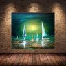 Quadro Pintura Tela Moderna Marinas Cod 2008 - 80cm (A) x 100cm (L) - 1