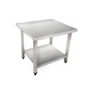 Ver imagem 1 de Mesa Baixa Inox 65x70x65cm Reforçada com Prateleira Lisa Frn6565 Frigopro