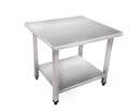 Ver imagem 1 de Mesa Baixa Inox 65x70x65cm Reforçada com Prateleira Lisa Frn6565 Frigopro