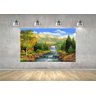 Quadro Pintura Paisagem Óleo Sobre Tela Cod 3017 - 70cm (A) x 110cm (L) - 4