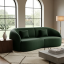 Ver imagem 2 de Sofá Sala Nuvem 170 Cm Conforto Premium Decorativo Orgânico:courino Sintético Verde