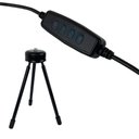 Ver imagem 2 de Iluminador Ring Light Tripe Mesa Portatil Luz Quente/fria 6 Pl- 16 Cm