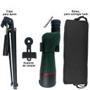 Ver imagem 2 de Luneta Telescopio Monocular Suporte Celular Zoom Ajustavel Mira Alvo Caçada Camping Aves Passaros Ca