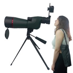 Luneta Telescopio Monocular Suporte Celular Zoom Ajustavel Mira Alvo Caçada Camping Aves Passaros Ca - 1
