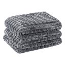 Ver imagem 1 de Cobertor Coberta Tok Max Queen Ultrasoft Alto Relevo Dupla Face - Gris