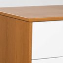 Ver imagem 5 de Kit Quarto Infantil com Pés Square Natural - Cômoda Elfe 4 Gavetas + Guarda-Roupa Elfe + Berço Mini