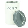 Kit 3 Latas Potes de Metal Minimalista Café Açúcar Biscoito:Chumbo - 5