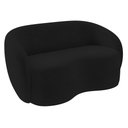 Ver imagem 5 de Sofá Decorativo 1,60cm 2 Lugares Íbis Veludo Preto G33 - Gran Belo
