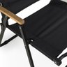 Kit 4 Cadeiras Dobráveis de Praia e Acampamento Ultra Leve em Tecido e Metal - Preto - 9