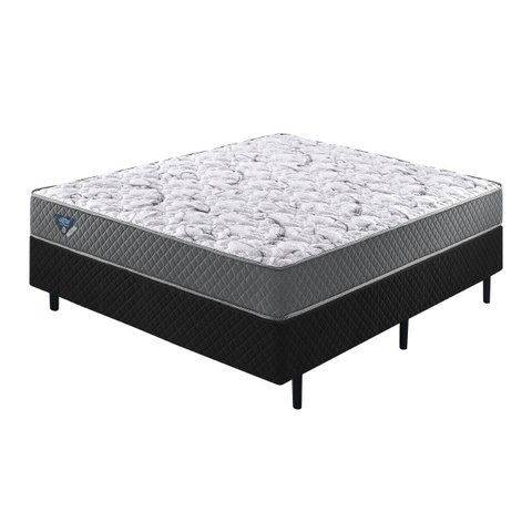Cama Box com Colchão King Size Ecoflex Adapto - 193x203