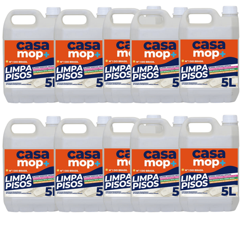 Atacado - Kit 10 Limpa Pisos Casamop Galão 5l - Limpeza Pesada