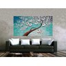 Quadro Pintura Tela Arvores e Flores Modernas Em Altos Relevos Cod 2083 - 80cm (A) x 160cm (L) - 4