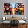 Quadro Pintura Tela Cidade Paisagem Urbana Cod 4025 - 70cm (A) x 130cm (L) - 2