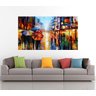 Quadro Pintura Tela Cidade Paisagem Urbana Cod 4025 - 70cm (A) x 130cm (L) - 1