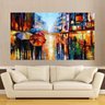 Quadro Pintura Tela Cidade Paisagem Urbana Cod 4025 - 70cm (A) x 130cm (L) - 5