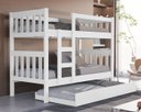 Ver imagem 7 de Beliche Solteiro Branco Mdf com Cama Auxiliar e Escada