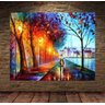 Quadro Pintura Tela Cidade Paisagem Urbana Cod 4026 - 100cm (A) x 120cm (L) - 6