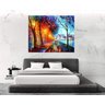 Quadro Pintura Tela Cidade Paisagem Urbana Cod 4026 - 100cm (A) x 120cm (L) - 1