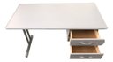 Ver mais imagens de Mesa Escritório com 2 Gavetas Escrivaninha Estudo Home Office
