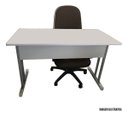 Ver imagem 2 de Mesa Escritório com 2 Gavetas Escrivaninha Estudo Home Office
