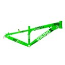 Ver imagem 1 de Quadro Alumínio Dirt Jump Aro 26 Verde Neon Vikingx Tuff25