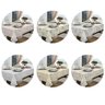 Toalha de Mesa Impermeável Retangular 6 Lugares 140x210cm:utensílios - 3