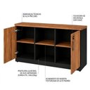 Ver imagem 4 de Armário Baixo Credenza com Nicho Central