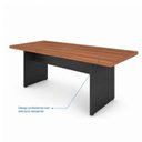 Ver imagem 4 de Mesa de Reunião 2,00m Tampo 40mm Pés Pretos