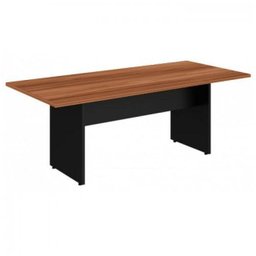 Mesa de Reunião 2,00x0,90m - WORKSTART - NOGAL SEVILHA/PRETO - 21408 - 1