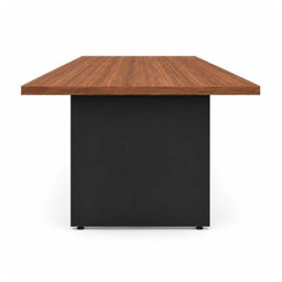 Mesa de Reunião 2,00x0,90m - Workstart - Nogal Sevilha/Preto - 21408 - 3 Mesa de Reunião 2,00x0,90m - Workstart - Nogal Sevilha/Preto - 21408 - 3