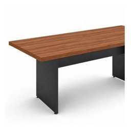 Mesa de Reunião 2,00x0,90m - Workstart - Nogal Sevilha/Preto - 21408 - 10 Mesa de Reunião 2,00x0,90m - Workstart - Nogal Sevilha/Preto - 21408 - 10