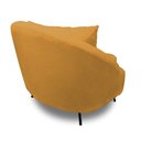 Ver imagem 4 de Poltrona Decorativa Orgânica Pé Ferro Pto Kit 2 Zaya Bouclê Most C05 - D'Rossi