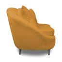 Ver imagem 3 de Poltrona Decorativa Orgânica Pé Ferro Pto Kit 2 Zaya Bouclê Most C05 - D'Rossi