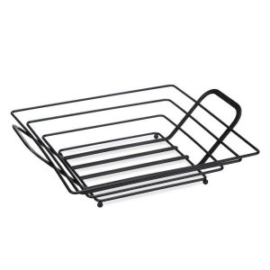 Fruteira De Mesa Quadrada Black - Arthi