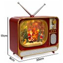 Ver imagem 2 de Enfeite Natal Televisao Retro Vintage Natalina Decoraçao Mesa Estante Sala Balcao Recepçao Festa Eve
