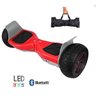 Skate Elétrico Hoverboard 8.5" Off-Road VERMELHO Bluetooth e LED com bolsa - Smart Balance - 2