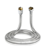 Engate Flexível Mangueira Chuveirinho Ducha Higiênica 200 Cm:Cromado - 1