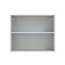 Ver imagem 4 de Armário Aéreo Madesa Lux 80cm 2 Portas Branco Cinza