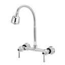 Ver imagem 1 de Torneira Misturador Cozinha Parede Gourmet Flexível Luxo 1/4