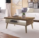 Ver imagem 1 de Mesa de Centro Lucca - Pinho /off White - Palladium Decor