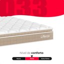 Ver imagem 4 de Colchão Casal Life D33 Pillow Top Bege 17x138x188cm