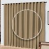 Cortina Cedro Casa Dona Blackout para 3,00M x 2,50M Varão Simples Cáqui - 4