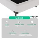 Ver imagem 6 de Cama Box com Colchão Solteirão Ibiza Pillow Top Molas Ensacadas Tecido Branco Vtech