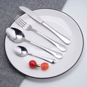 Ver imagem 2 de Jogo de Talheres Aço Inox Colher Garfo Faca Cozinha Mesa Jantar Sobremesa com Maleta 16 peças - Silv