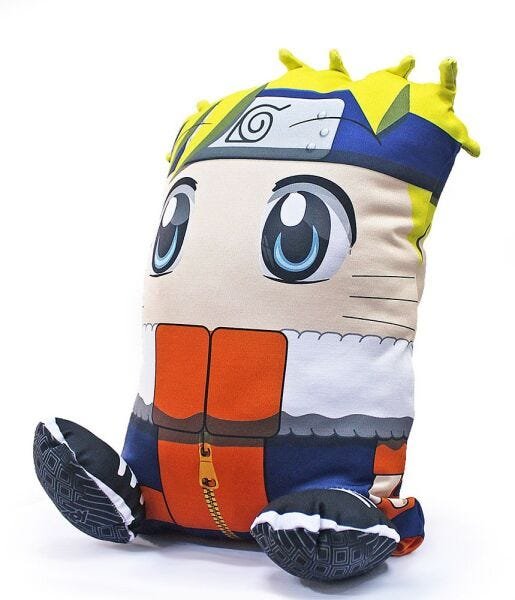 Boneco Urso Pelúcia Naruto Clássico Coleção Anime