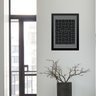 Quadro Bauhaus Grey And Black Minimalist Poster 45x34cm - com Vidro:moldura Preta - 1
