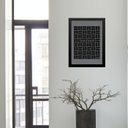Ver imagem 1 de Quadro Bauhaus Grey And Black Minimalist Poster 45x34cm - com Vidro:moldura Preta