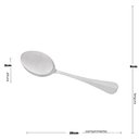 Ver imagem 3 de Kit 6 Colheres Aço Inox Servir Positano 26cm Lyor Colher Arroz Restaurante Sobremesas Assados