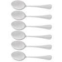 Ver imagem 1 de Kit 6 Colheres Aço Inox Servir Positano 26cm Lyor Colher Arroz Restaurante Sobremesas Assados